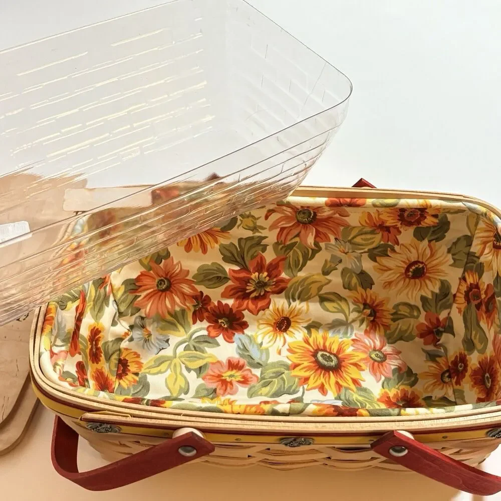 Longaberger 2007 Jelly Belly Basket Fest Collectors Club Red Handle Signed